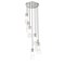 Z-Lite Alton Chandelier, 7-Light, 18 In.W x 14.25 In.H, Brushed Nickel/Clear+Frosted 824P-7R-BN - alternate 5